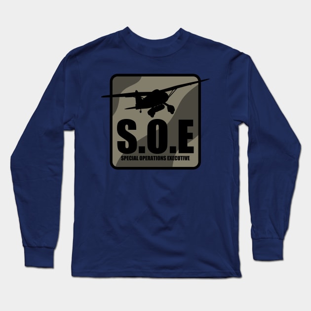 WW2 SOE Westland Lysander Long Sleeve T-Shirt by Firemission45